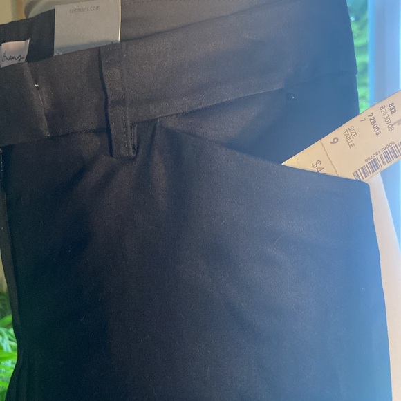 Reitmans Black cropped pant size 9 BNWT - Picture 4 of 11
